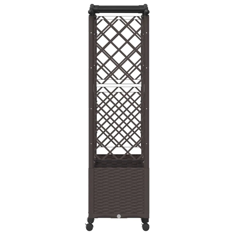Pakeltas lovas su trelėmis ir stogu Ruda 164 x 40 x 144 cm PP