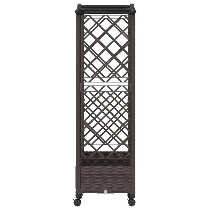 Pakeltas lovas su trelėmis ir stogu Ruda 163 x 40 x 129 cm PP