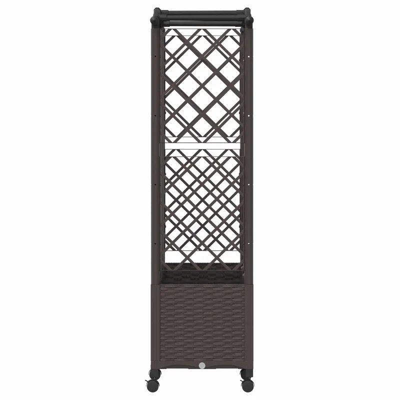 Pakeltas lovas su trelėmis ir stogu Ruda 163 x 40 x 144 cm PP