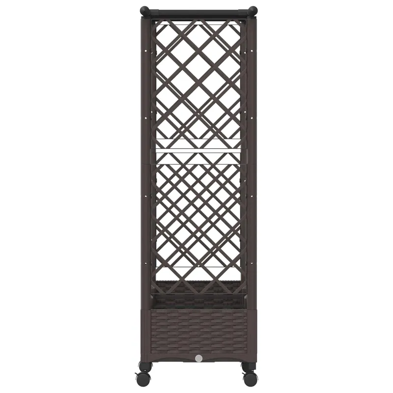 Pakeltas lovas su trelėmis ir stogu Ruda 164 x 40 x 127 cm PP