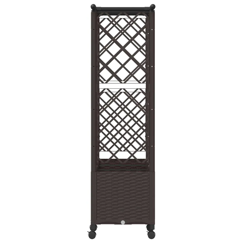 Pakeltas lovas su trelėmis ir stogu Ruda 162,5 x 40 x 142 cm PP