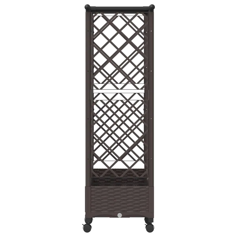 Pakeltas lovas su trelėmis ir stogu Ruda 164 x 40 x 127 cm PP