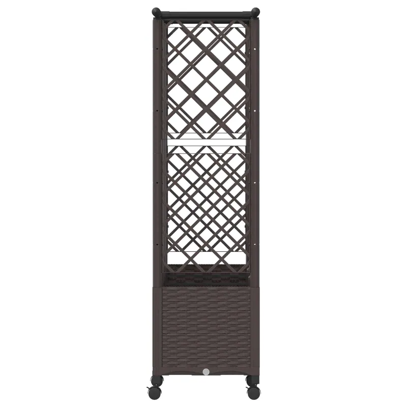 Pakeltas lovas su trelėmis ir stogu Ruda 163,5 x 40 x 142 cm PP