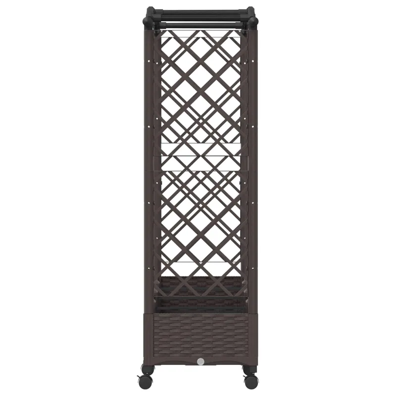 Pakeltas lovas su trelėmis ir stogu Ruda 207 x 40 x 129 cm PP