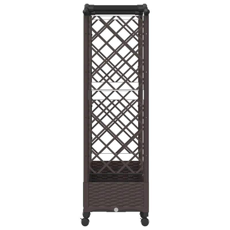 Pakeltas lovas su trelėmis ir stogu Ruda 203,5 x 40 x 129 cm PP
