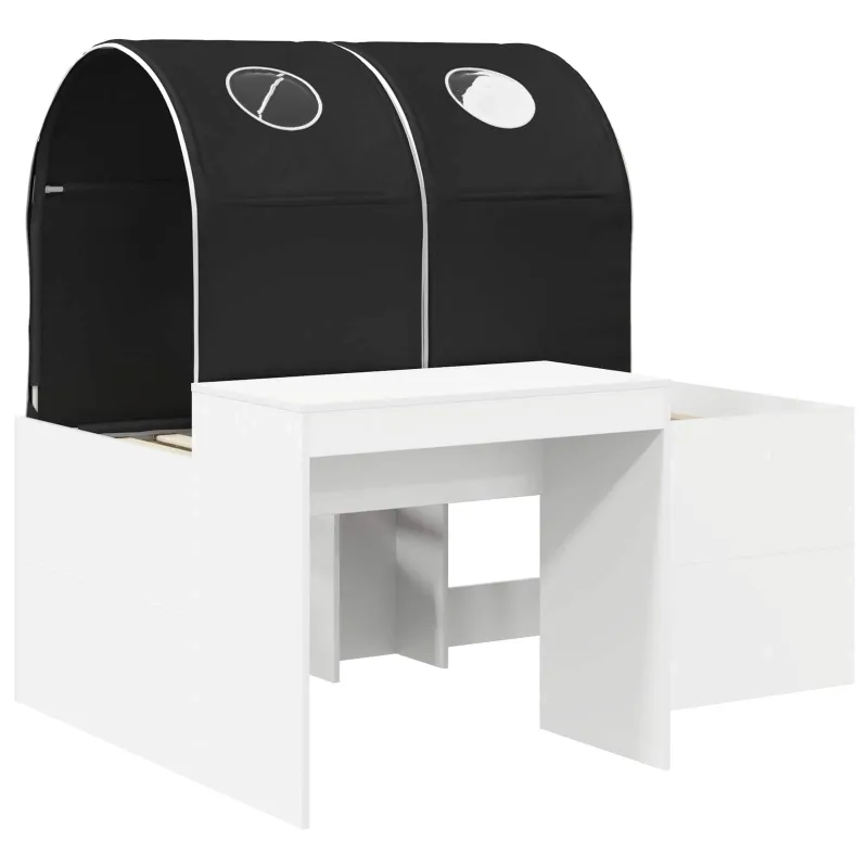 Lovos su Tuneliu 4 pcs Artisian ąžuolas ir juoda