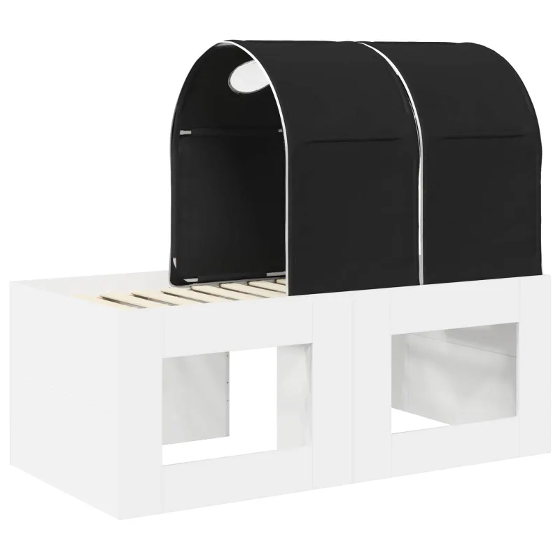 Lovos su Tuneliu 4 pcs Artisian ąžuolas ir juoda