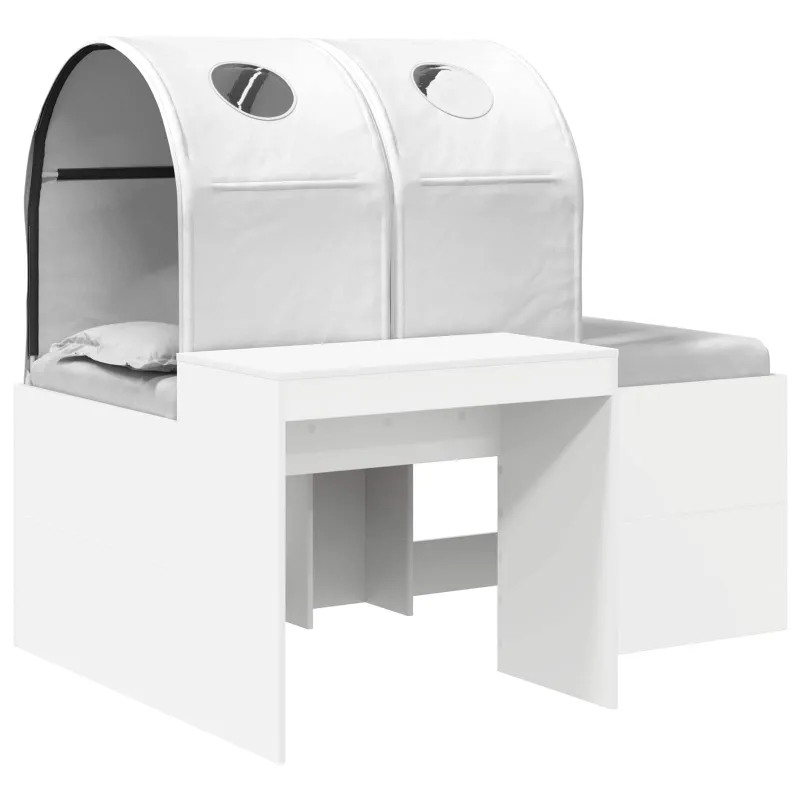 Lovos su Tuneliu 4 pcs Artisian ąžuolas ir balta