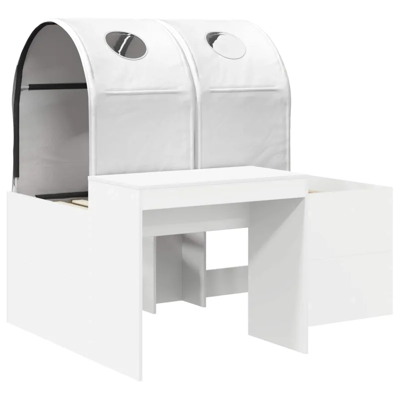 Lovos su Tuneliu 4 pcs Artisian ąžuolas ir balta