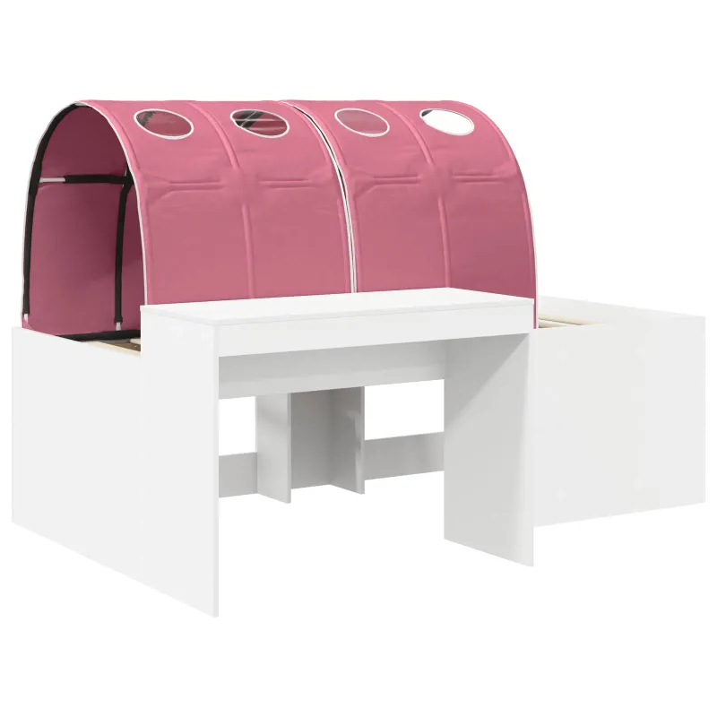 Lovą su tuneliu 4 pcs Artisian ąžuolas ir rožinė