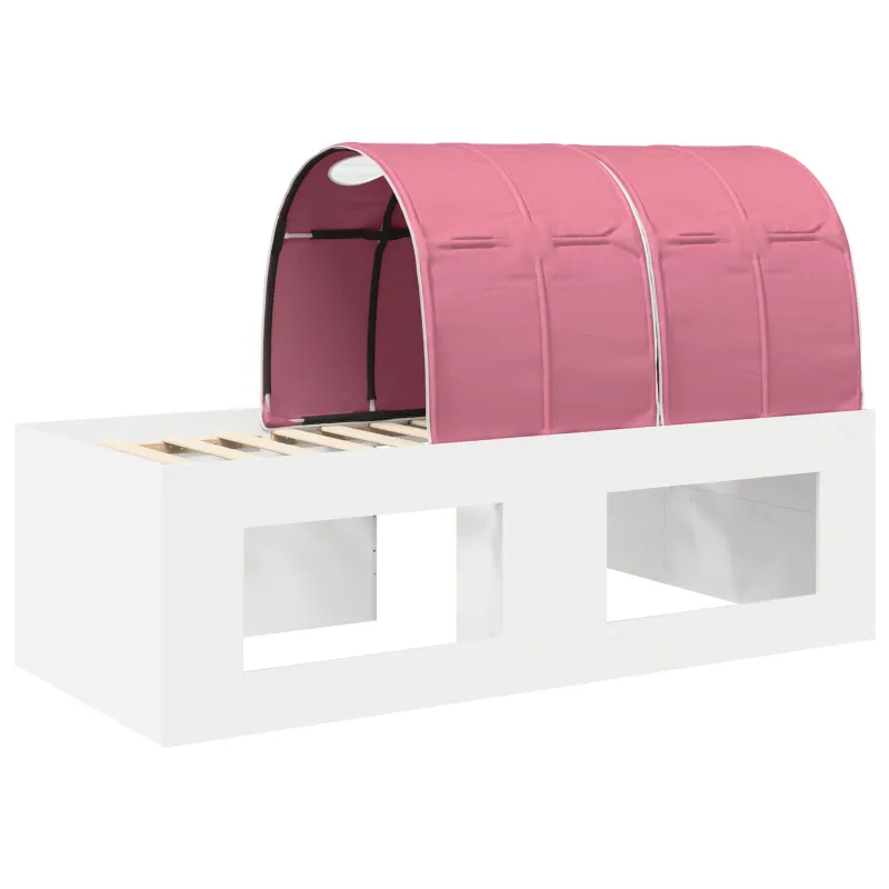 Lovą su tuneliu 4 pcs Artisian ąžuolas ir rožinė