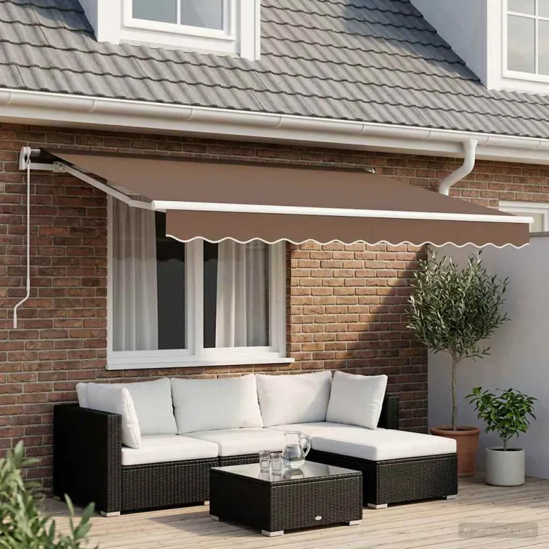 Ištraukiama markizė Taupe 3 x 2 m audinys