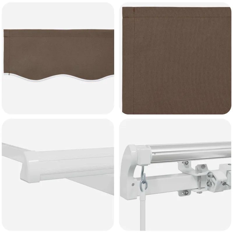 Ištraukiama markizė Taupe 3 x 2 m audinys