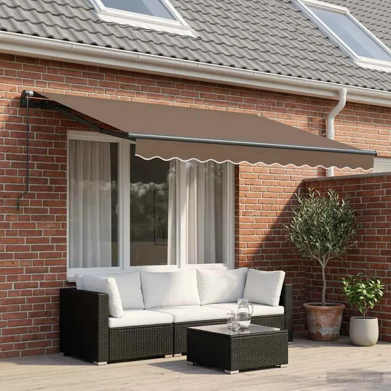 Ištraukiama markizė Taupe 3 x 2 m audinys