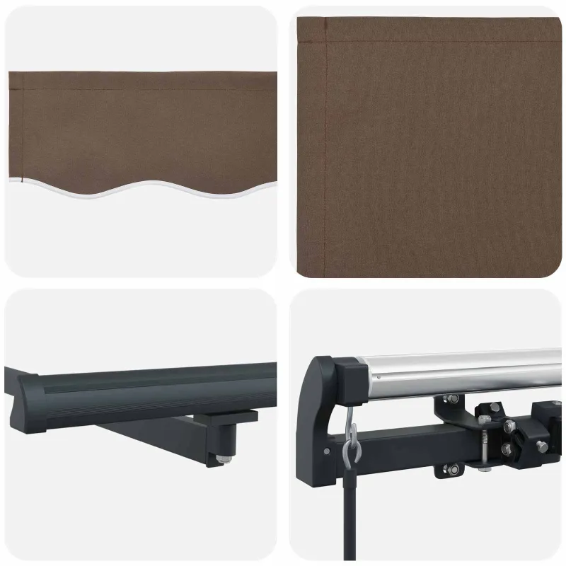 Ištraukiama markizė Taupe 3 x 2 m audinys