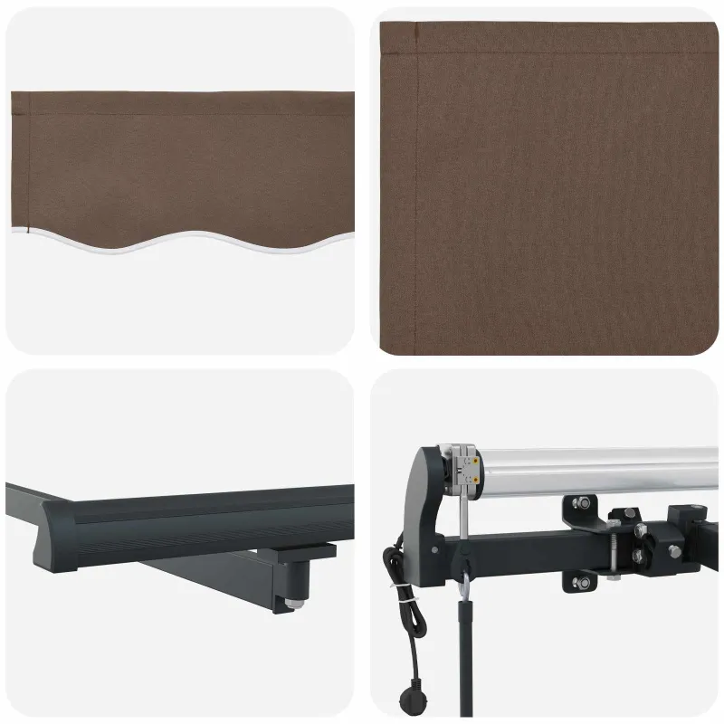 Ištraukiama markizė Taupe 3 x 2 m audinys