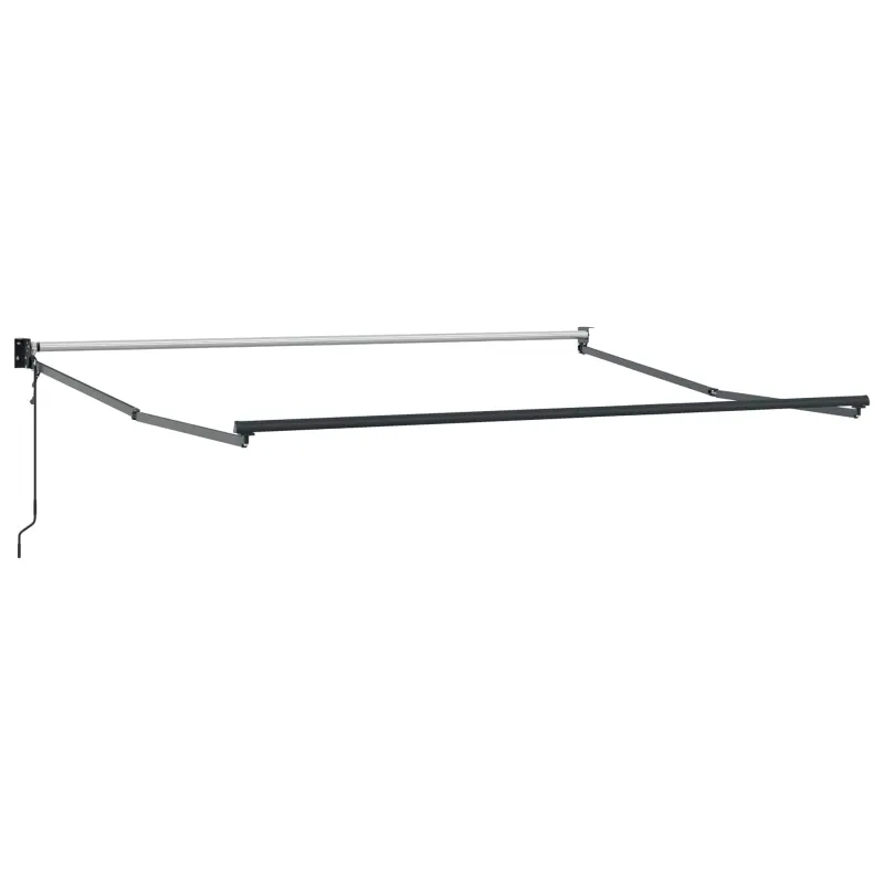 Pavėsinė Taupe 4 x 2 m Poliesteris ir Metalas