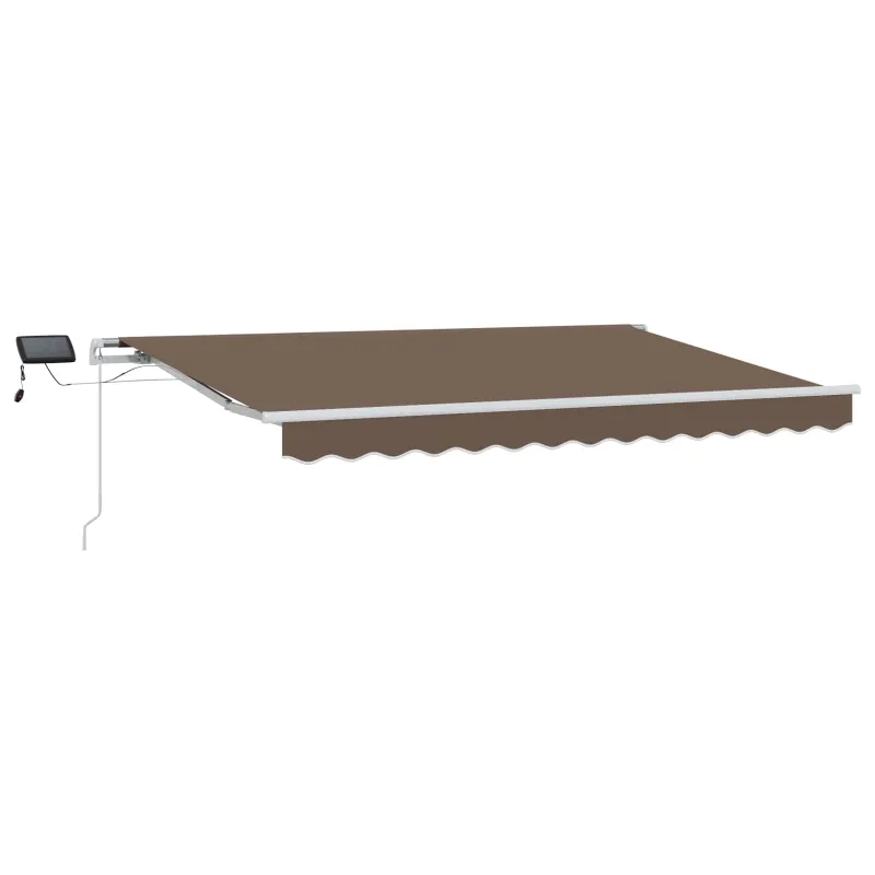 Ištraukiama markizė Taupe 300 x 250 cm Audinys ir aliuminis