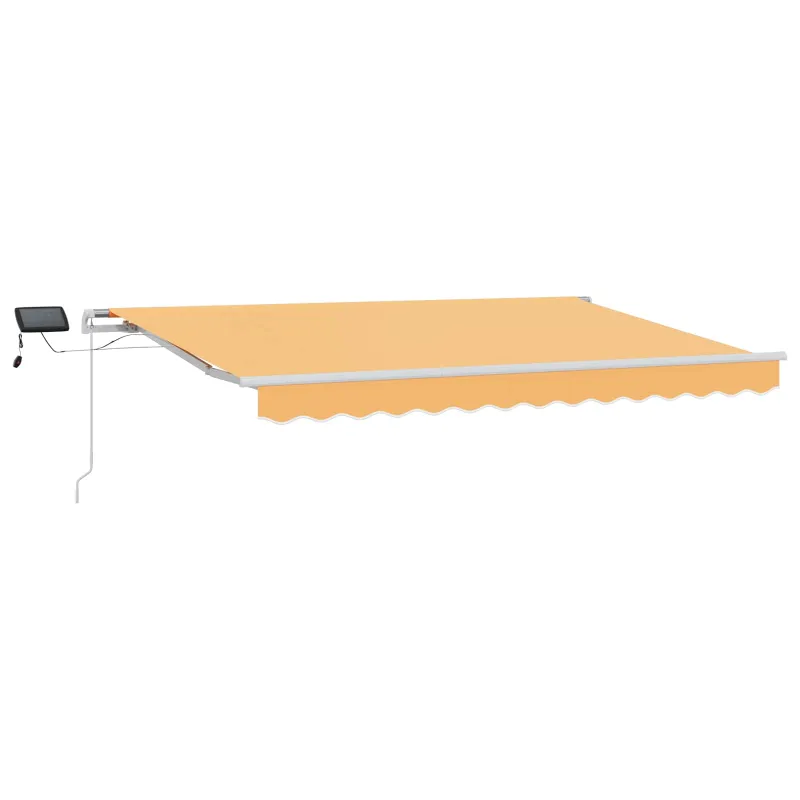 Ištraukiama markizė Smėlio 400 × 300 cm Audinys ir plienas