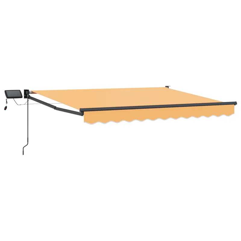 Rankinė ištraukiama markizė su LED Smėlio