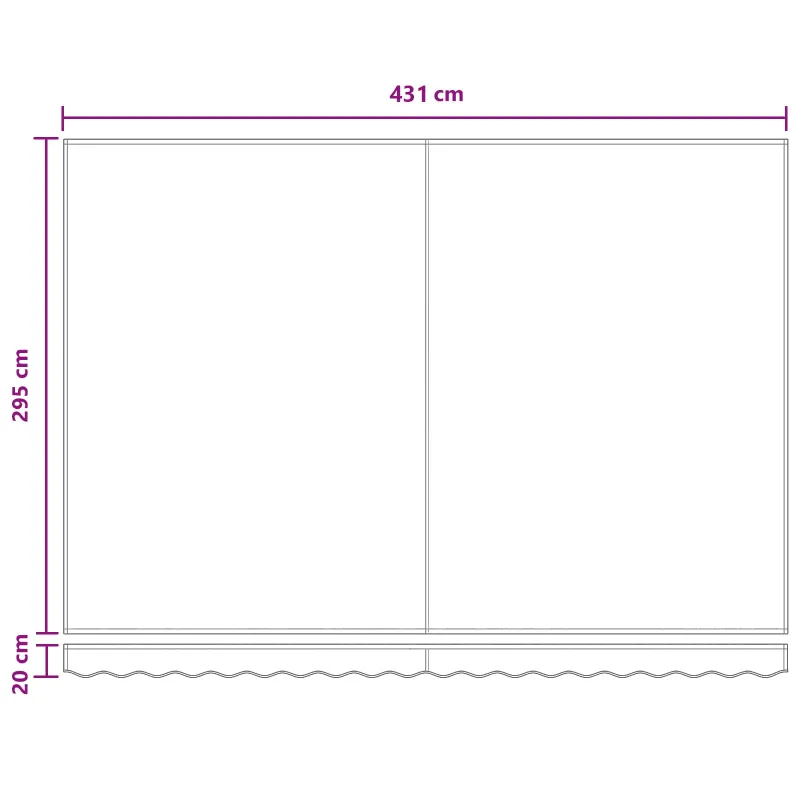 Ištraukiama markizė Taupe 450 × 300 cm
