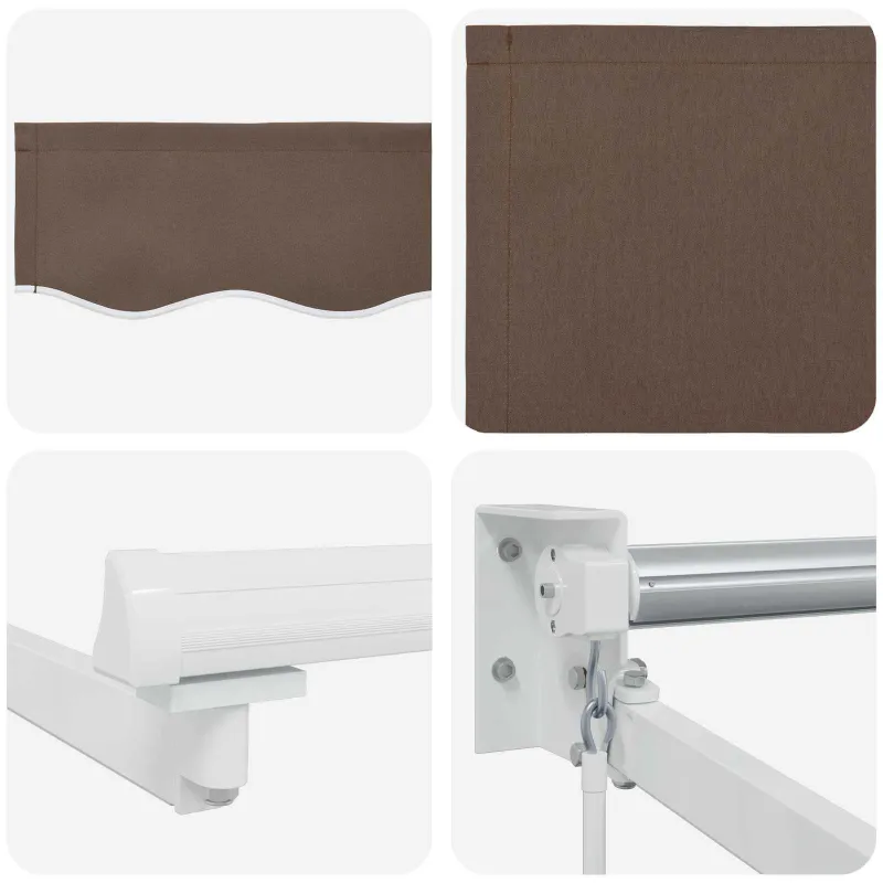 Ištraukiama markizė Taupe 4,5 × 3 m