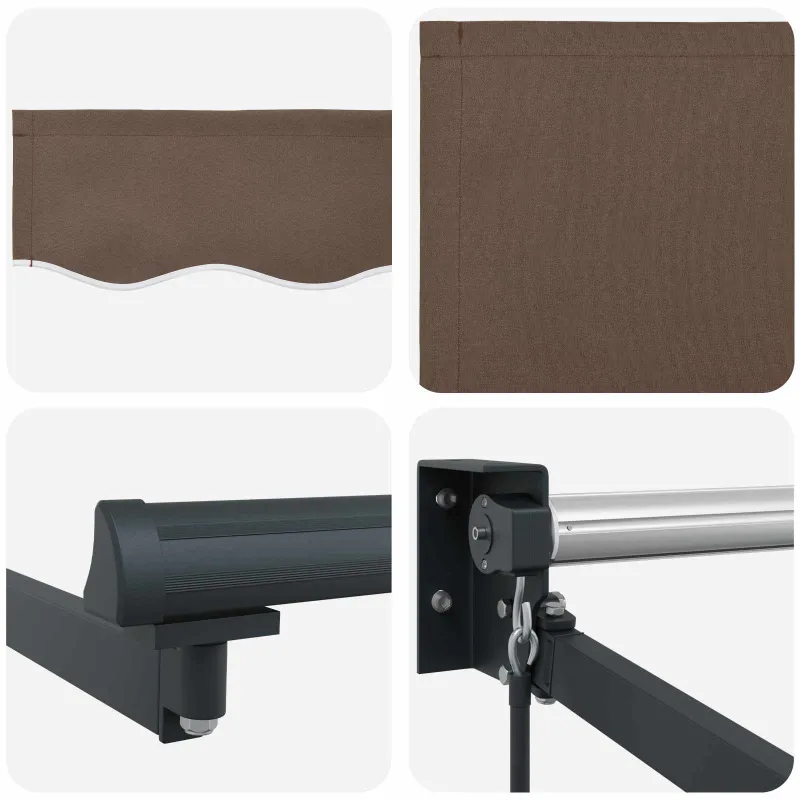 Ištraukiama markizė Taupe 4,5 × 3 m