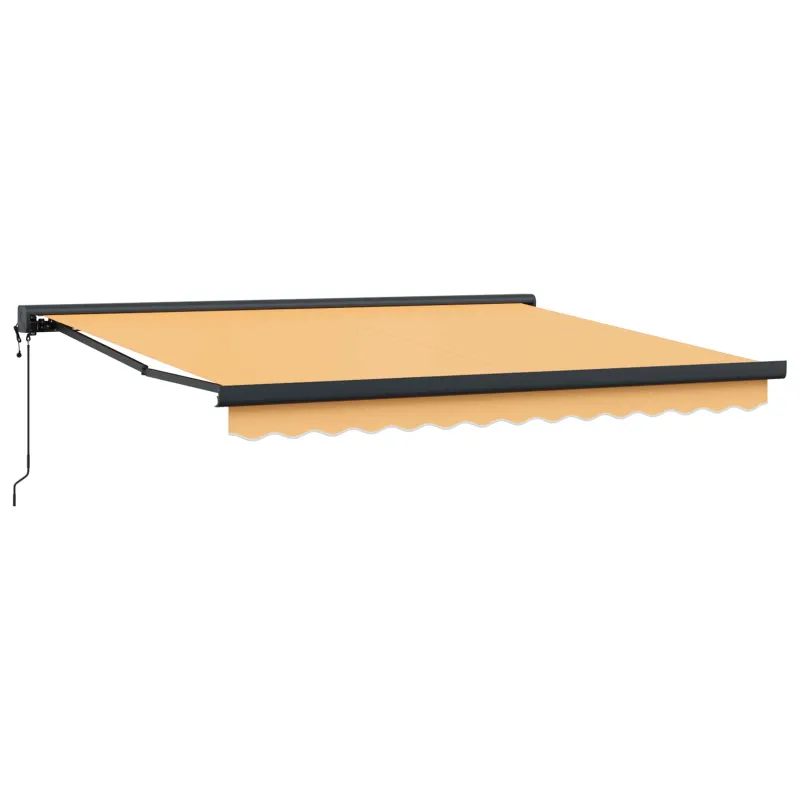 Pavėsinė Smėlio 450 × 300 cm Poliesteris ir aliuminis