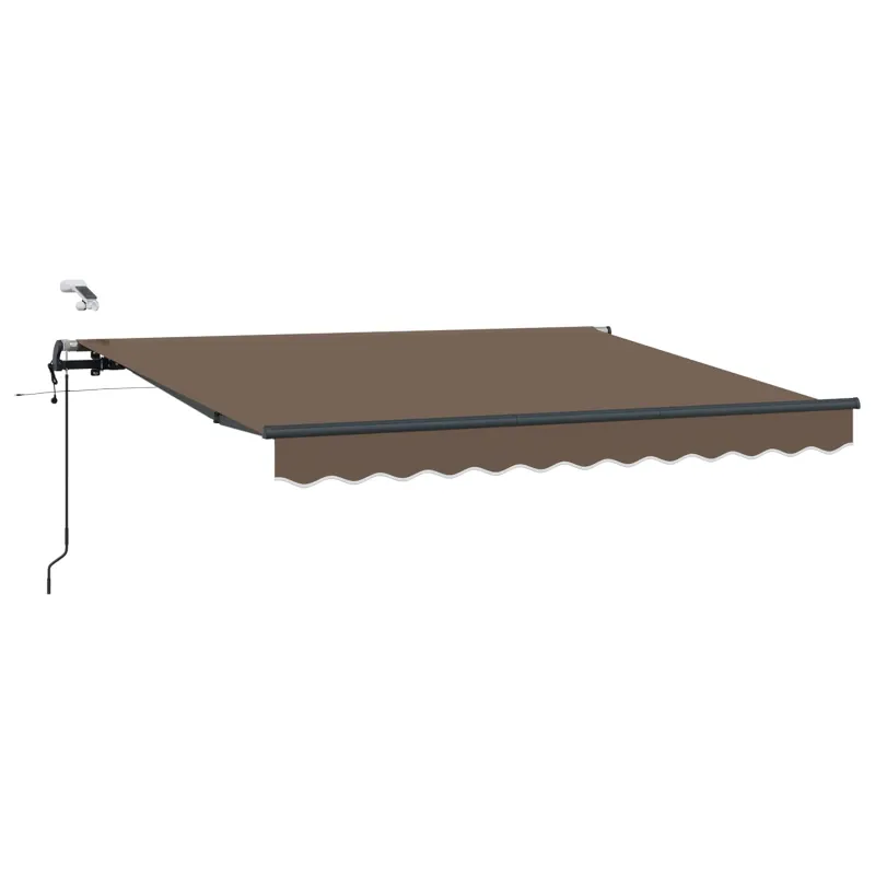 Skėtis Audinys Taupe 450 × 350 cm Poliesteris
