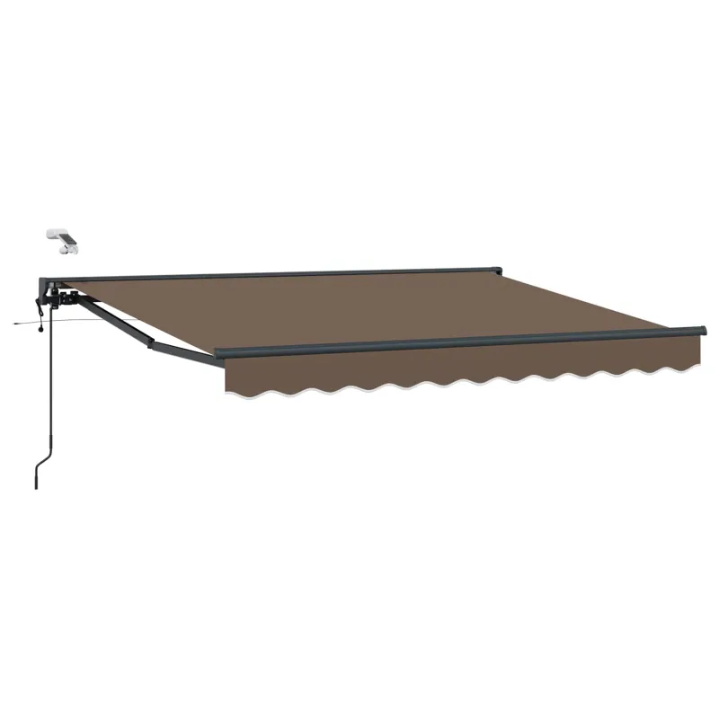 Elektrinė ištraukiama pavėsinė Taupe 4,5 × 3,5 m