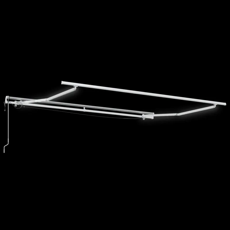 Ištraukiama markizė Taupe 600 × 350 cm Poliesteris ir Metalas