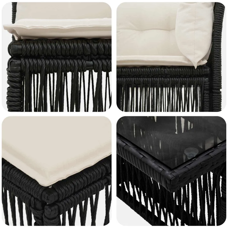 Sodo Sofų Rinkinys 13 pcs poliratanas