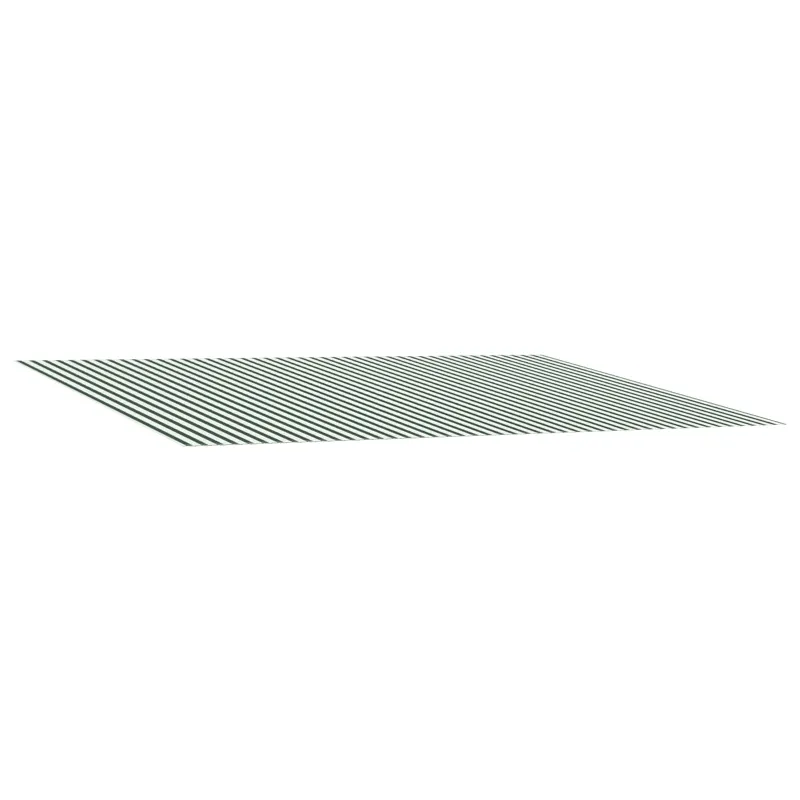 Markizės pakaitinis audinys Žalia ir balta 400 x 200 cm
