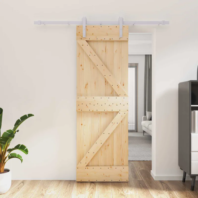 Slankios durys Natūrali ir Balta 70 x 210 cm