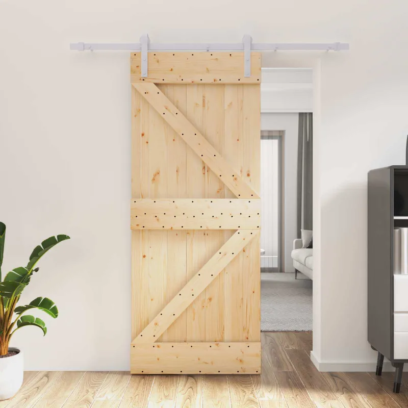Slankios durys Natūrali ir Balta 85 x 210 cm