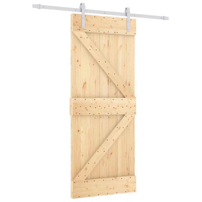 Slankios durys Natūrali ir Balta 85 x 210 cm