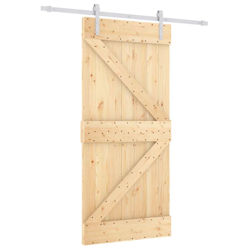 Slankios durys Natūrali ir Balta 90 x 210 cm
