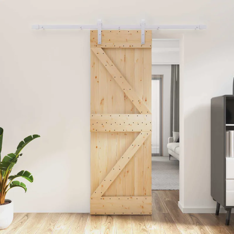 Slankios durys Natūrali ir Balta 70 x 210 cm