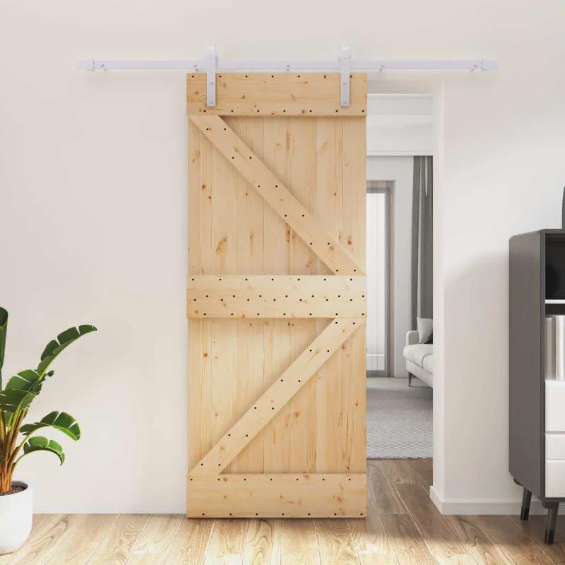 Slankios durys Natūrali ir Balta 85 x 210 cm