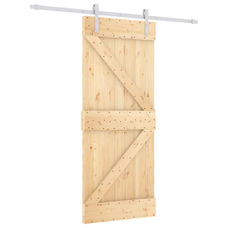 Slankios durys Natūrali ir Balta 85 x 210 cm