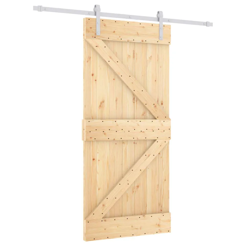 Slankios durys Natūrali ir Balta 95 x 210 cm