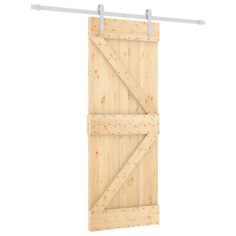 Slankios durys Natūrali ir Balta 80 x 210 cm