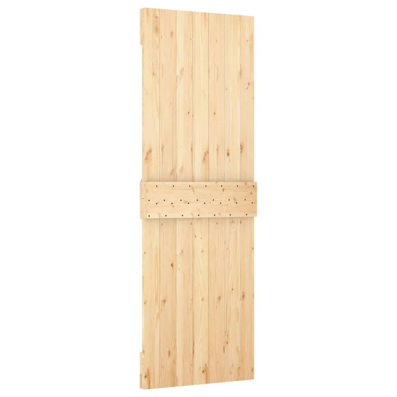 Slankios durys Natūrali ir juoda 70 x 210 cm