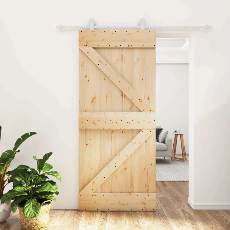 Slankios durys Natūrali ir Balta 90 x 210 cm