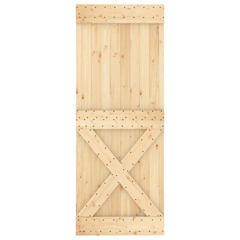 Slankios durys Natūrali ir Balta 80 x 210 cm