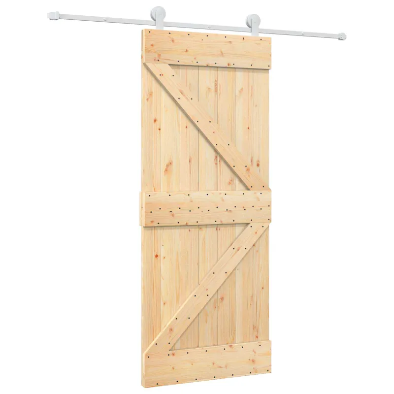 Slankios durys Natūrali ir Balta 85 x 210 cm