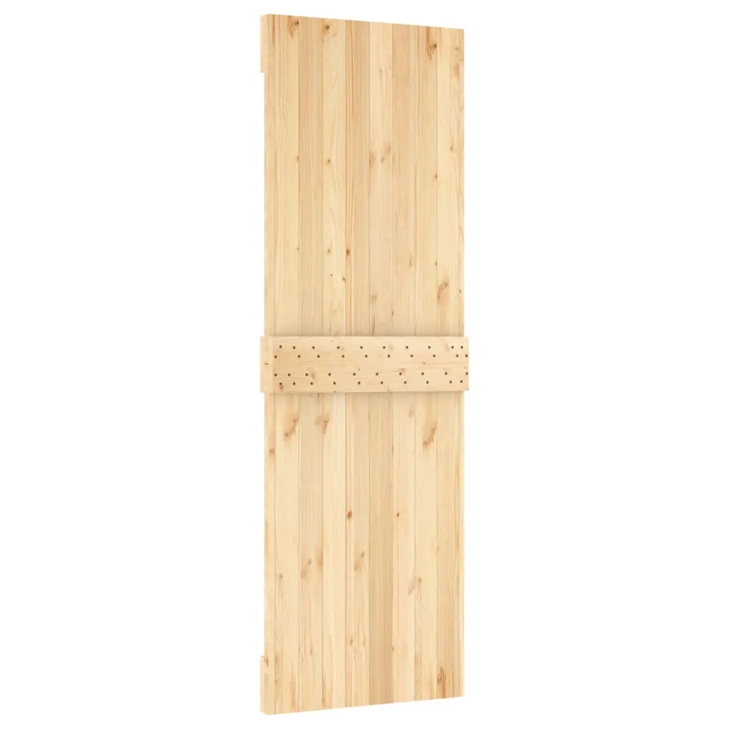 Slankios durys Natūrali ir juoda 70 x 210 cm