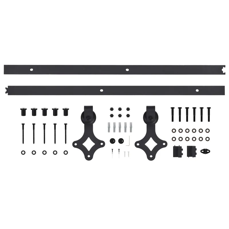Slankios durys Natūrali ir juoda 70 x 210 cm