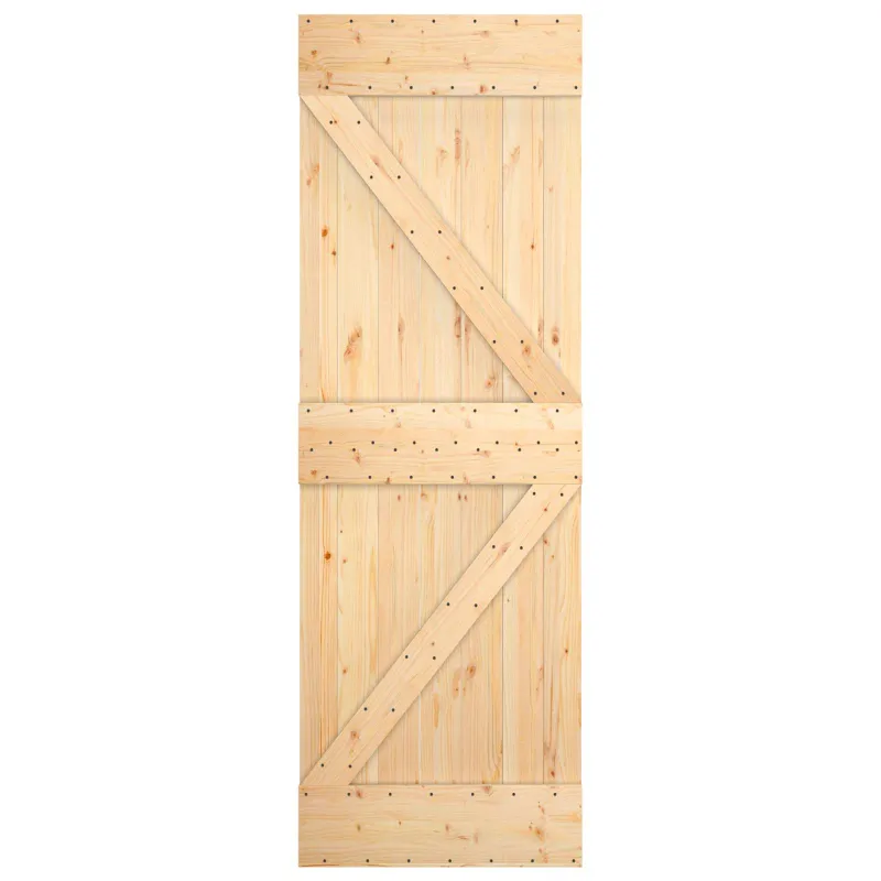 Slankios durys Natūrali ir Balta 70 x 210 cm