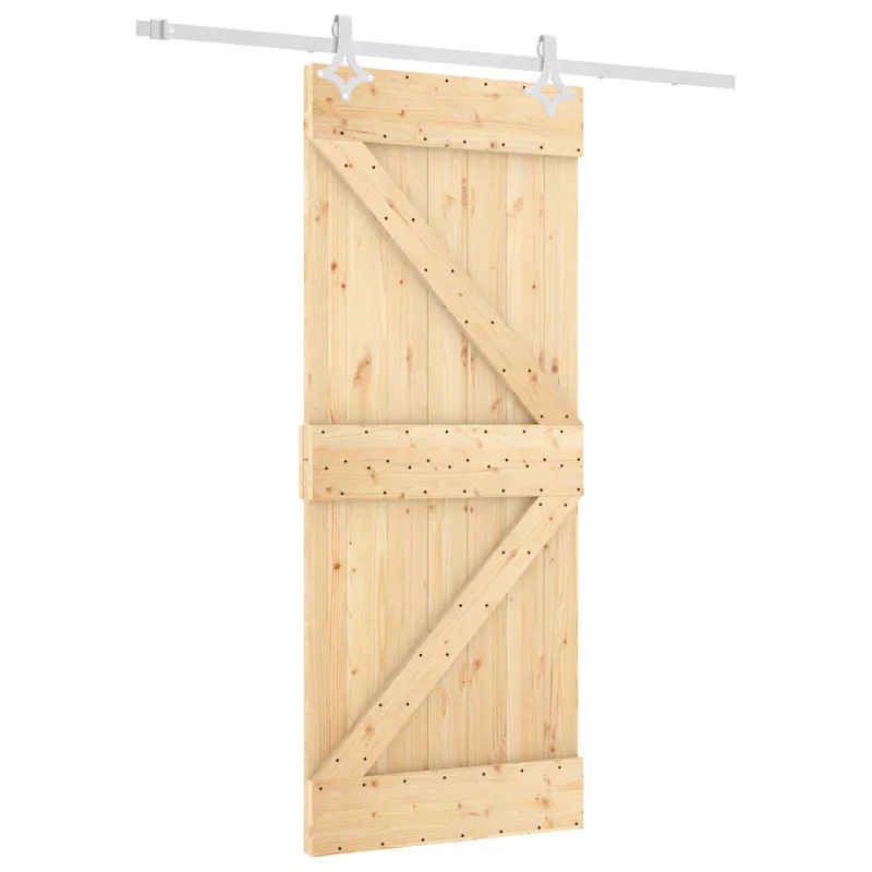 Slankios durys Natūrali ir Balta 85 x 210 cm